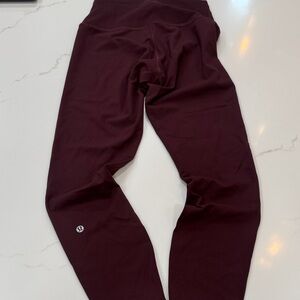 lululemon athletica Kids Burgundy Leggings